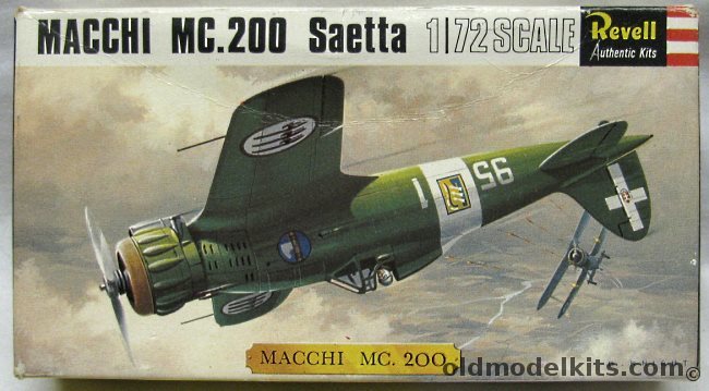 Revell 1/72 Macchi MC-200 Saetta, H657 plastic model kit